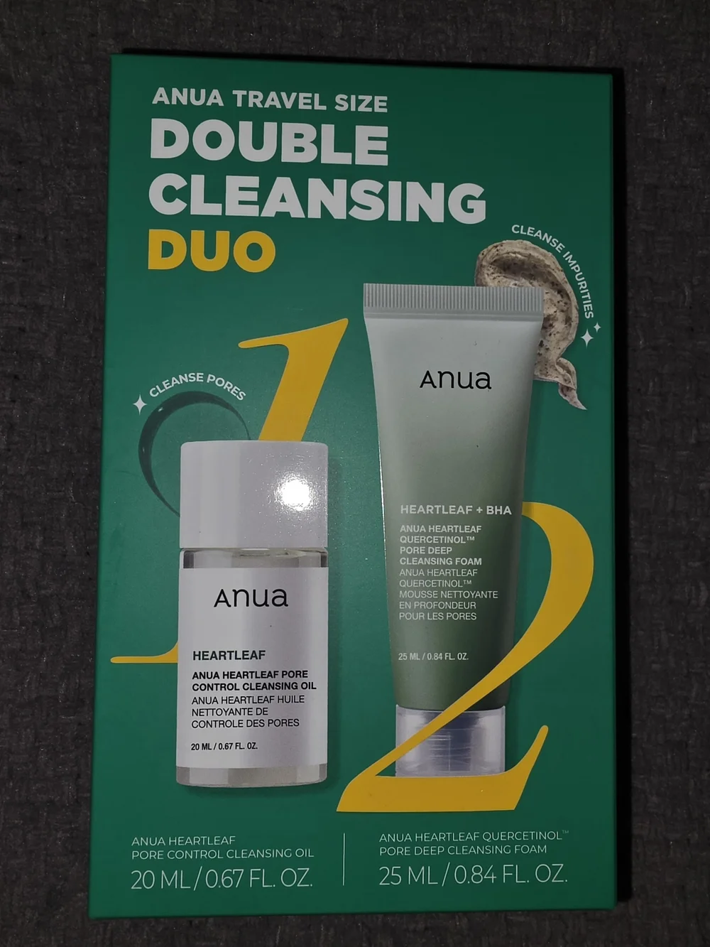 Anua Double Cleansing Duo - Heartleaf Pore Control $18 NWT